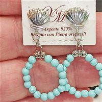 Orecchini Vidali Gioielli Donna in Argento Turchese ORAR-58-34 - ORAR-58-34